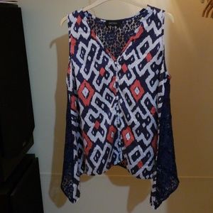 Karen Kane M Flowy Tank